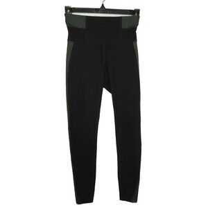Tek Gear Legging High Rise Activewear Workout Pants Black Gray Size Small NWT